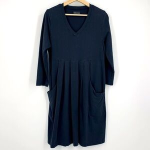 Iridium Lagenlook Longline Slouchy Oversized Midi Dress